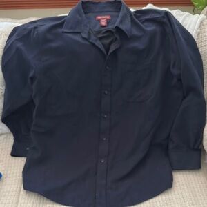 Covington Blue Casual Button Down Shirt xl